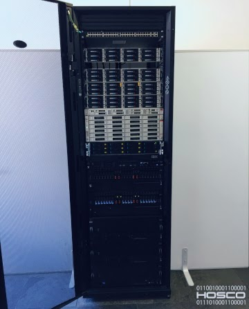Servidores e Storages no Data Center da Hosco