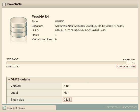 Incidente em Datastore de VMware